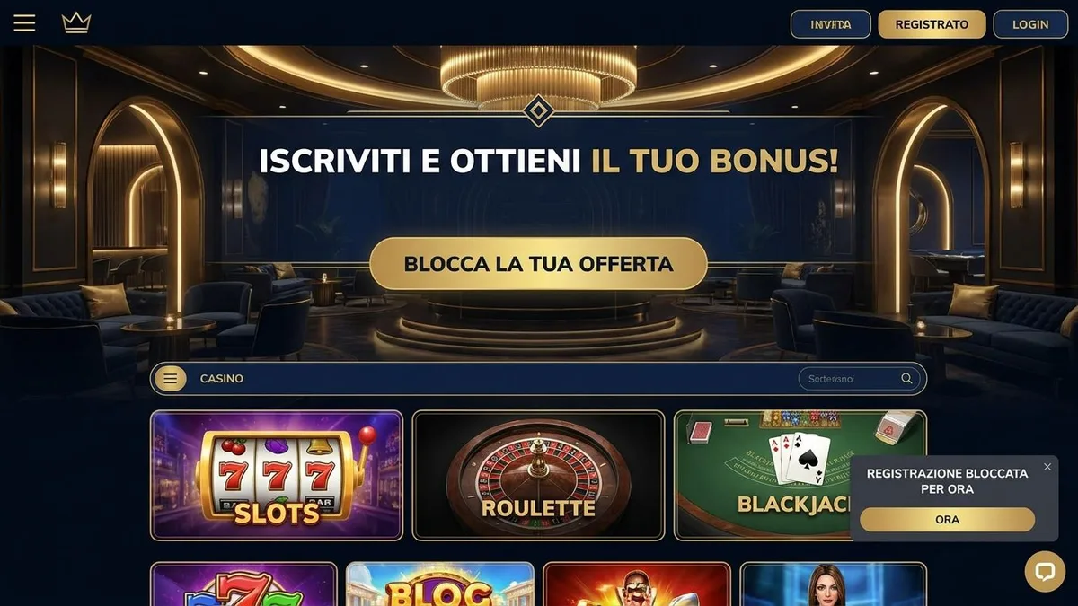 Registrazione con bonus